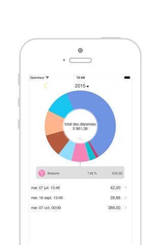 Gold journal - Quick bookkeeping, easy financial management screenshot 2