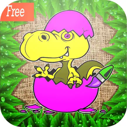 dino coloring book games : learning basic drawing and painting for kids free Cheats