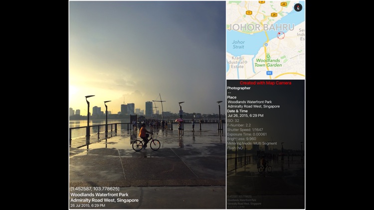 Map Camera: Append a Map to your Photo