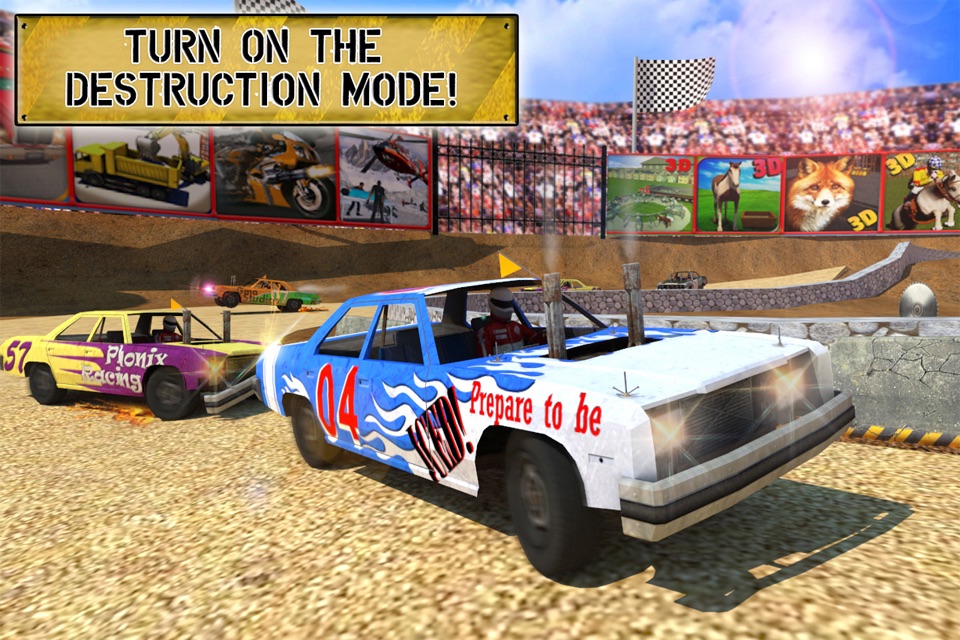 Mad Car Crash Racing Demolition Derby screenshot 2