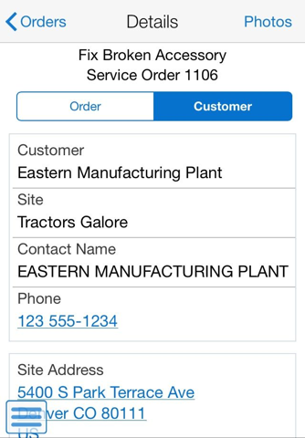 Manage My Service Orders Smartphone for JDE E1 screenshot 3