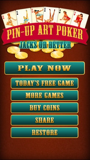 Pinup Art Video Poker - Jacks or Better(圖2)-速報App