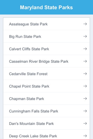 Maryland State Parks & National Parks screenshot 2