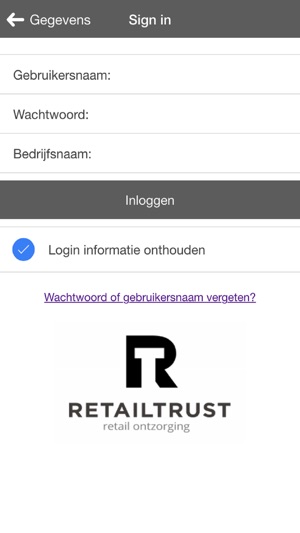 RetailTrust KPI APP 4onePOS