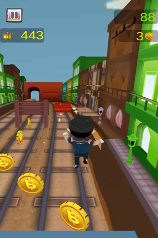 Subway Train Runner 3D - Become hipster and run this town! screenshot 2