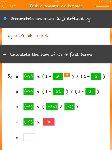 Geometric Sequences screenshot 4