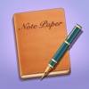 Note Paper for handwritten paper, old notebook