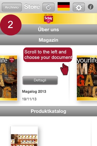 Schär Glutenfree Library screenshot 2