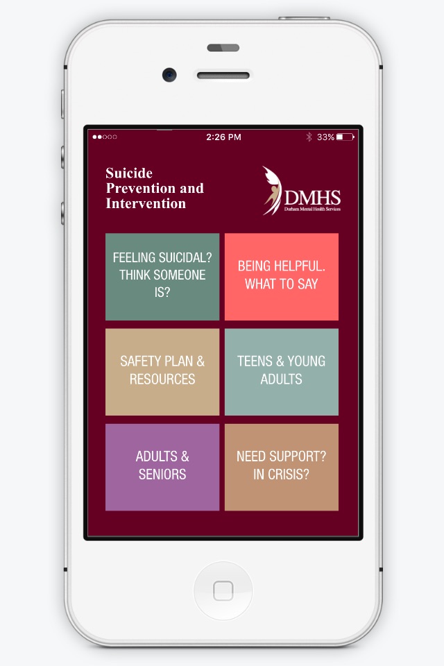 DMHS Suicide Prevention and Crisis Access Linkage Line (C.A.L.L.) screenshot 2