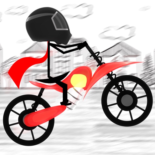 Biker Stickman Line Racer: City Rush Runner Pro