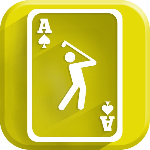 Classic Golf Solitaire With Full Deck of Red & Black Cards iOS App