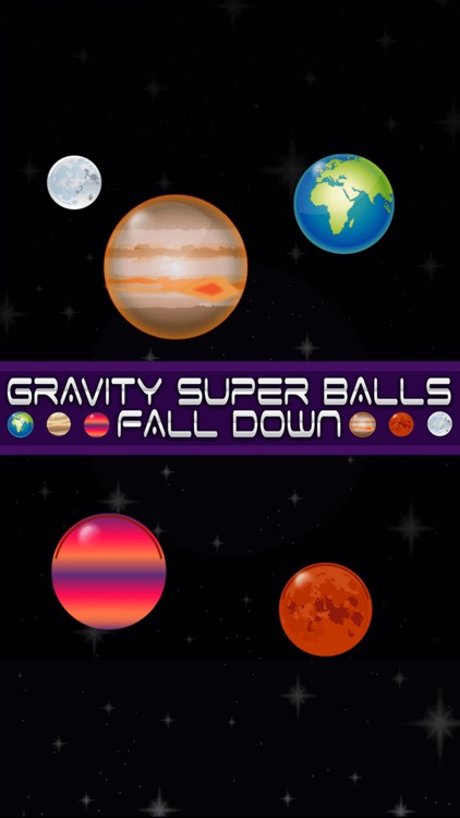 Gravity Super Balls Fall Down Free
