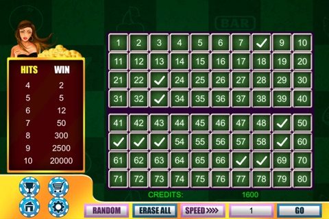 Aqua Casino Ultimate Keno Challenge Pro screenshot 3
