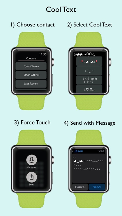 Cool Text Art for Watch