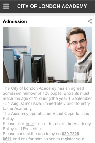 City of London Academy Islington screenshot 3