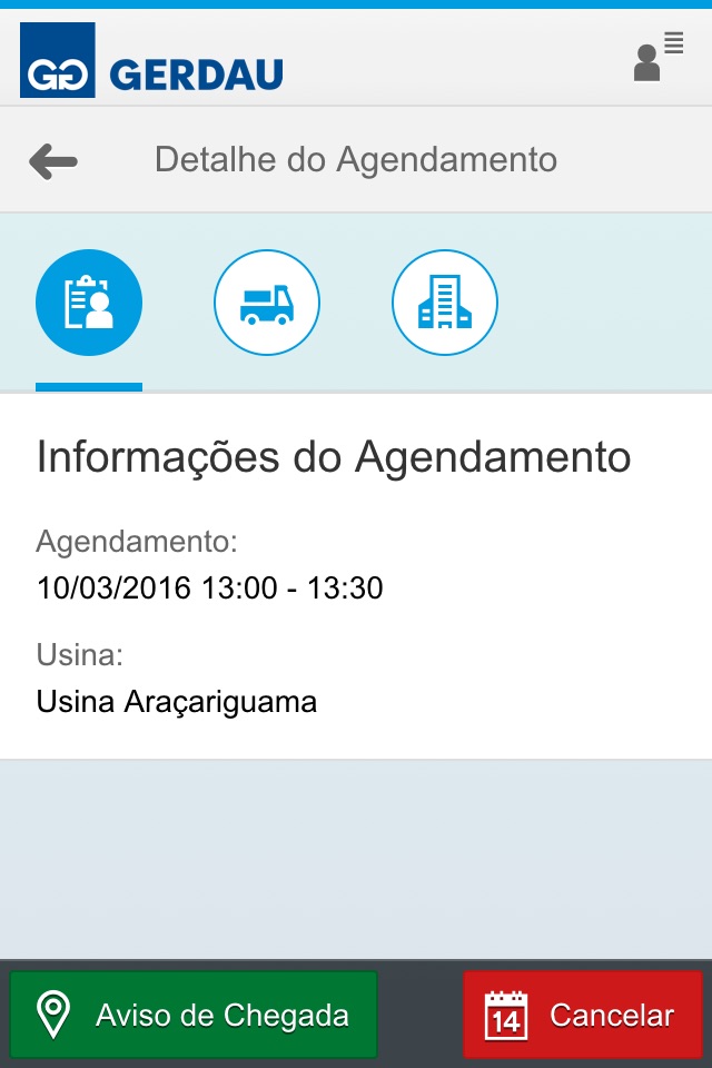 GAGF Gerdau Agendamentos screenshot 3