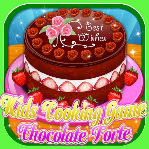 kids cooking game-chocolate torte icon