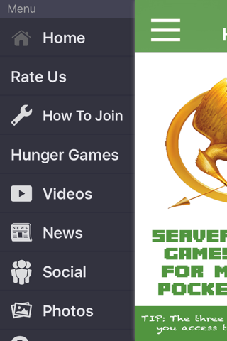 Servers Hunger Games Edition For Minecraft Pocket Edition screenshot 3