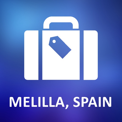Melilla, Spain Offline Vector Map