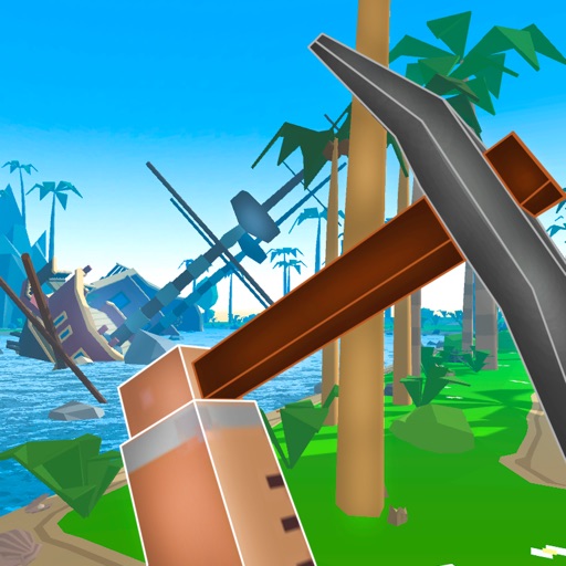 Pixel Pirate Island Survival Simulator 3D Full Icon