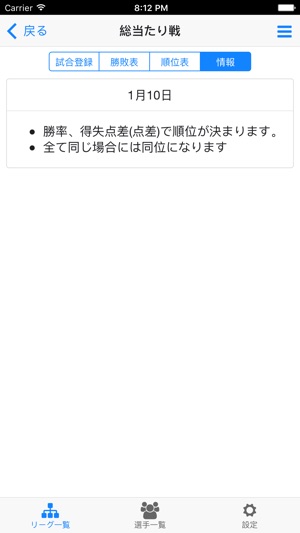 バドミントンリーグ作成 をapp Storeで
