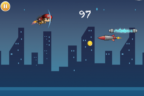 JetPack Pirate - Flying in The Treasure Island Game screenshot 2