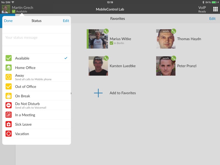 MobileControl LAB for iPad