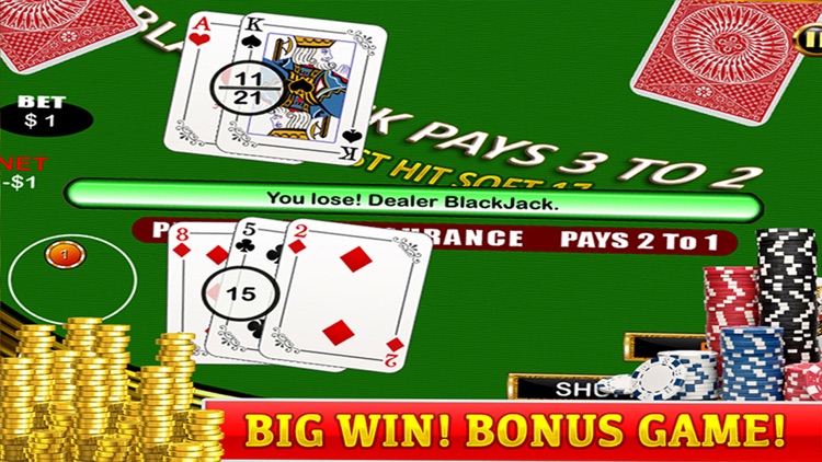 Black Jack Master Challenge : Top Casino 21 game for Pro screenshot-3