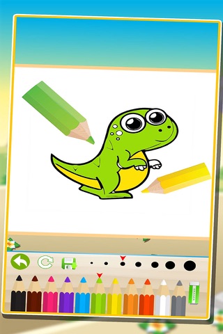 Baby Dinosaur Coloring Book Free Printable Coloring Pages Quiet Game For Kids screenshot 3