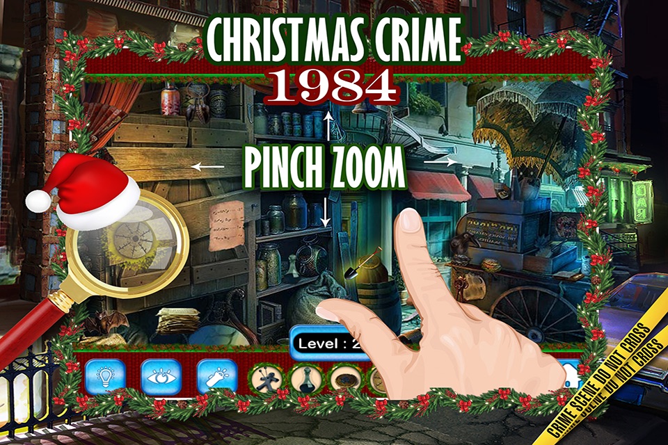 Christmas Crime Hidden Objects Game screenshot 2