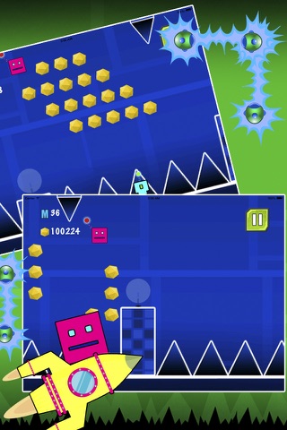 Square Dash - Run From Geometry screenshot 4