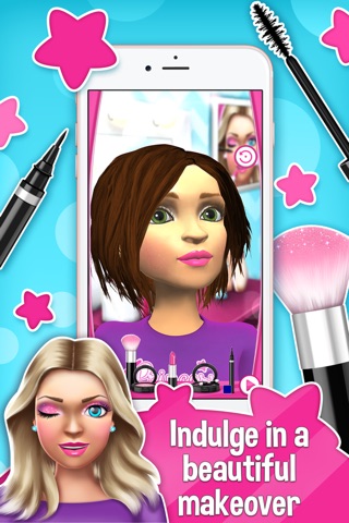 Princess Make Up Salon Games 3D: Create Fashion Makeover Looks for Superstar Models screenshot 3