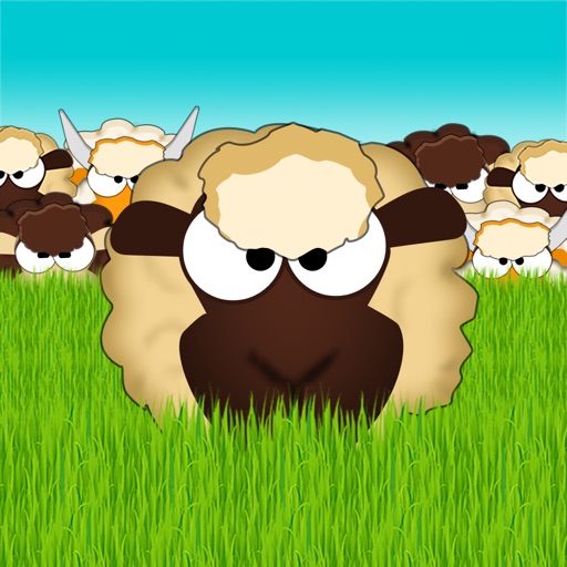 Sorting sheep icon