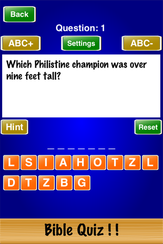 Bible Quiz ! ! - náhled