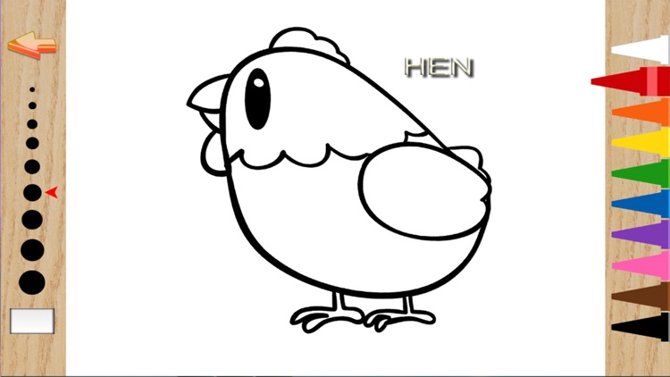 Vocabulary animals Coloring Book screenshot-3