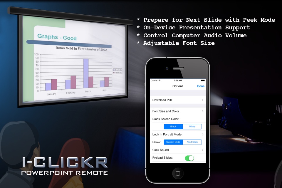 i-Clickr Remote for PowerPoint screenshot 4