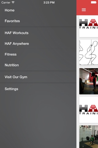 HAF Training screenshot 2