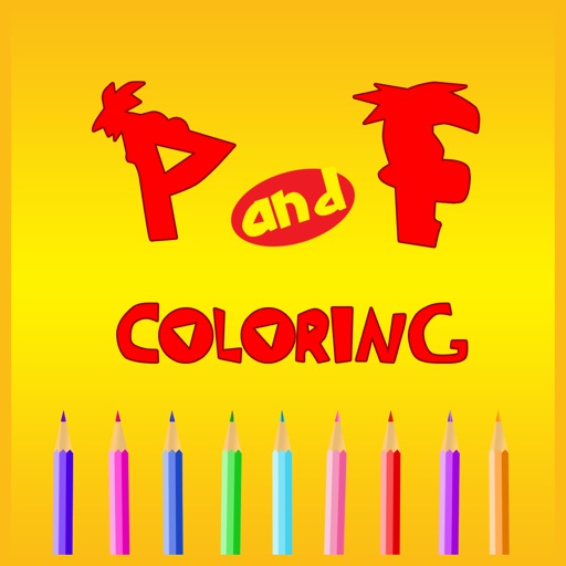 Finger Coloring For Kids Inside Office For Ferb And Friend Edition iOS App