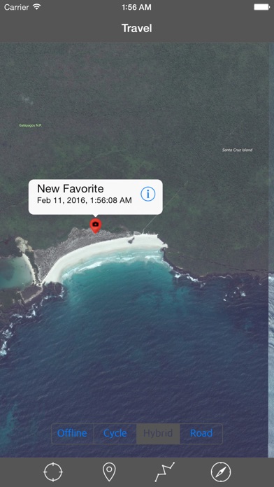 GALAPAGOS ISLANDS – GPS Travel Map Offline Navigator Screenshot 3