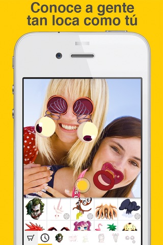 Mybrana, photo and video selfies with real-time stickers screenshot 2