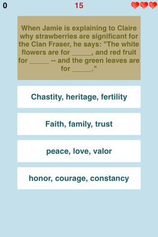 Trivia for Outlander - Super Fan Quiz for Outlander Trivia - Collector's Edition screenshot 3