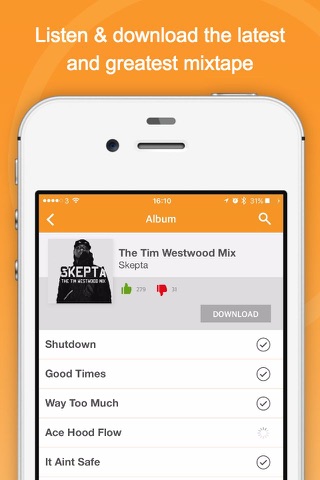 Link Up TV Trax - Free Mixtapes | Latest Tracks | Music App screenshot 4
