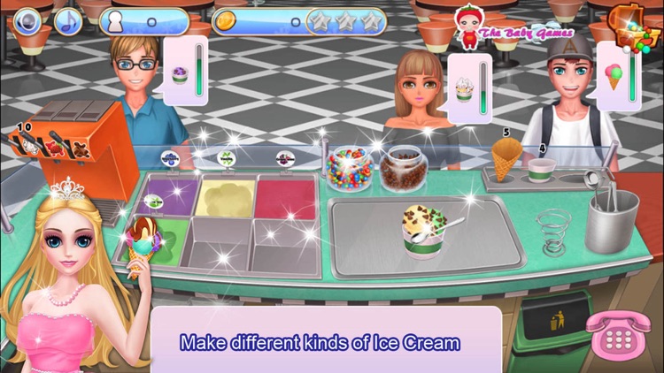 Princess Lisa Ice Cream Shop