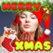 You can create stunning Photo Collage with Xmas materials