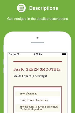 The Green Smoothie Bible screenshot 2