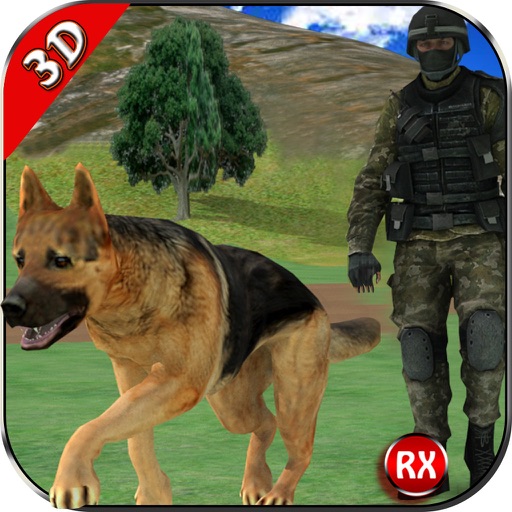 Army Spy Dog Icon