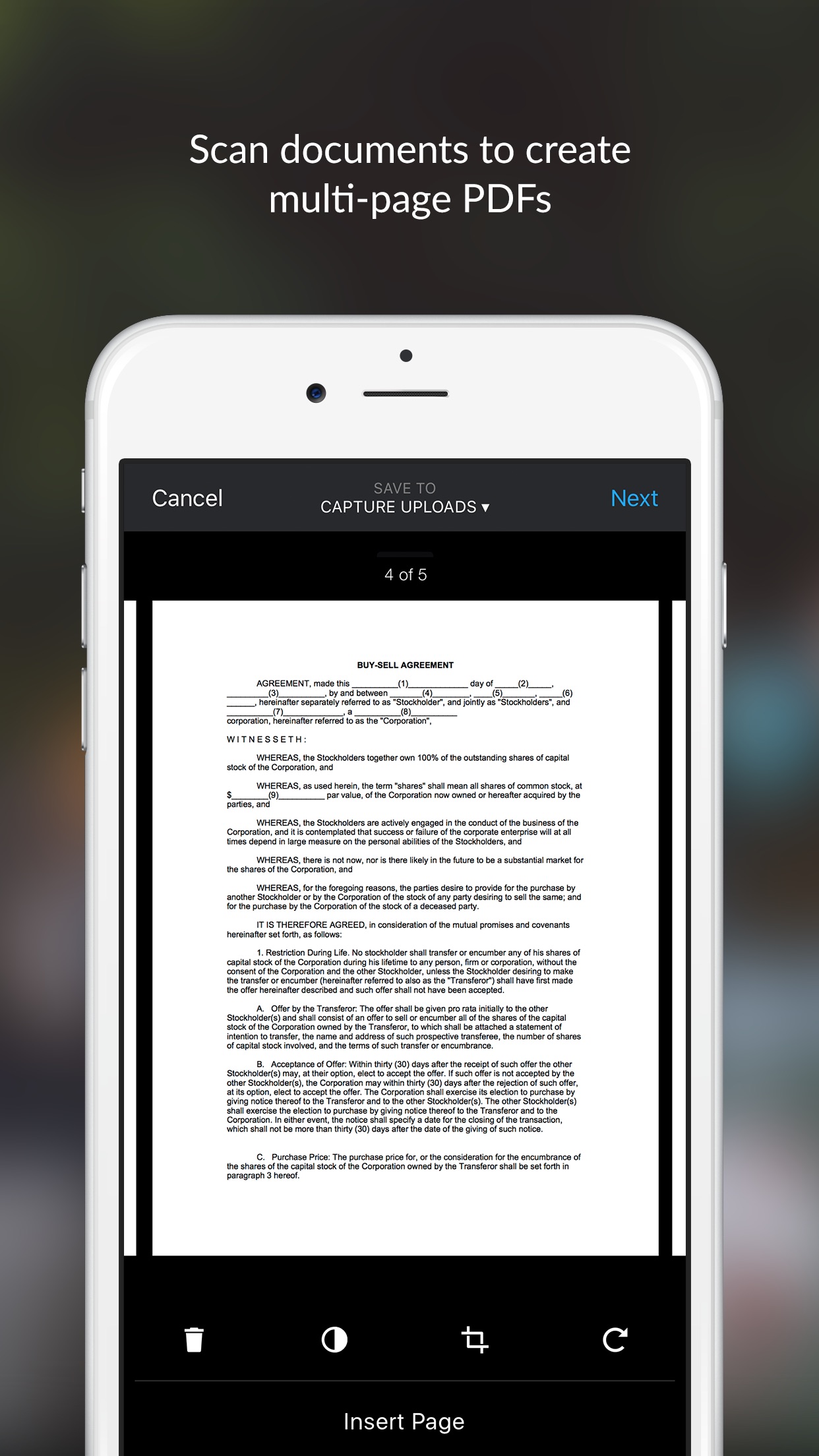 Screenshot do app Box Capture