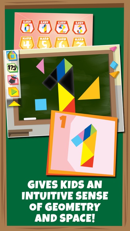 Kids Learning Puzzles: Numbers, Endless Tangrams