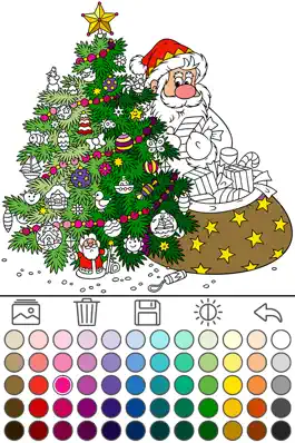 Game screenshot Coloring for kids (Christmas) mod apk