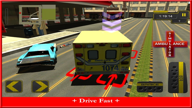 Ambulance Simulator 3D : City Emergency Rescue Driving